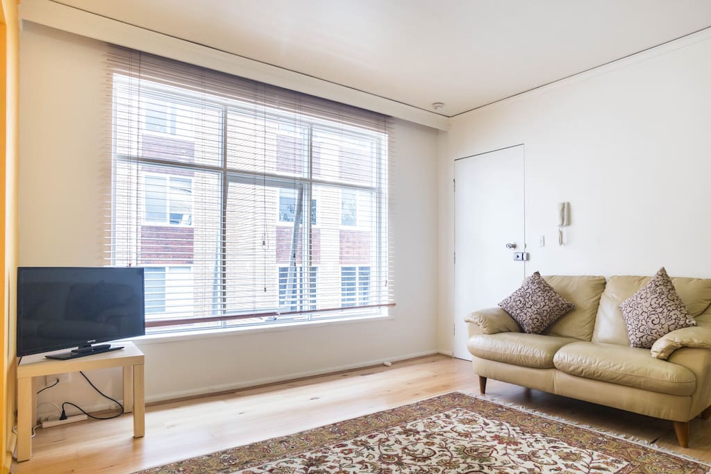 NORTH FACING apartment allows for plenty of natural light