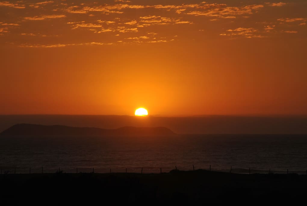 Amanhecer na varanda