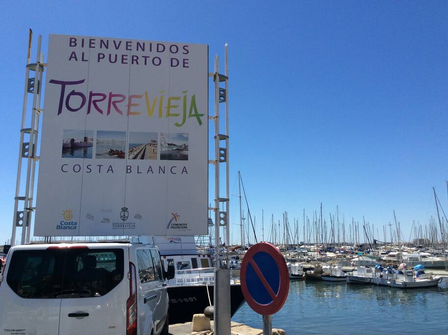 Parte del puerto de Torrevieja