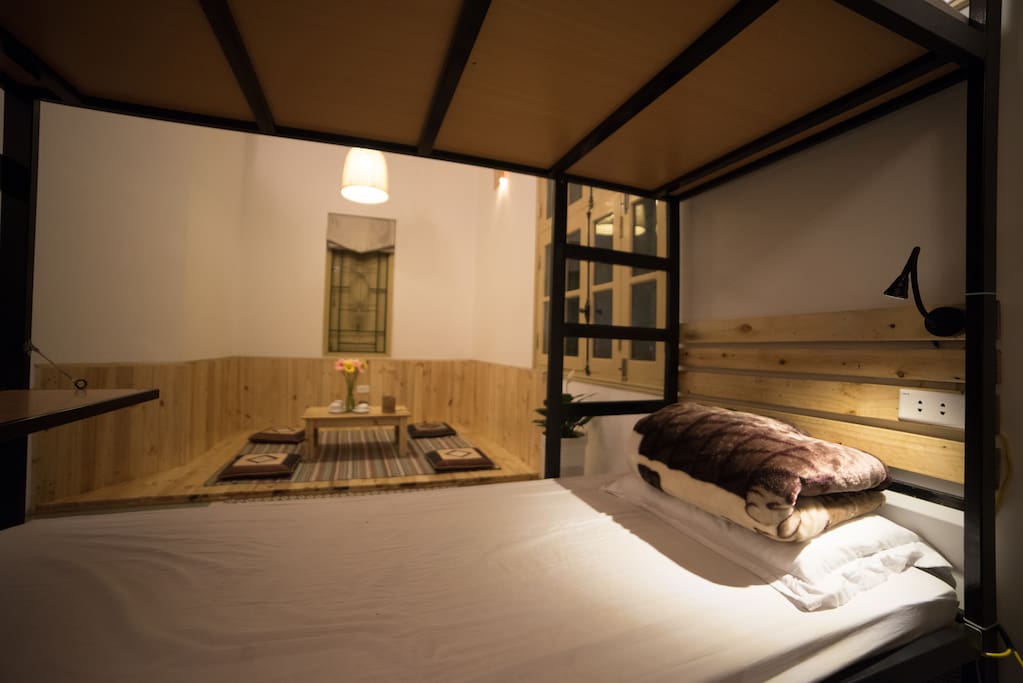 Beds are equipped with reading lights