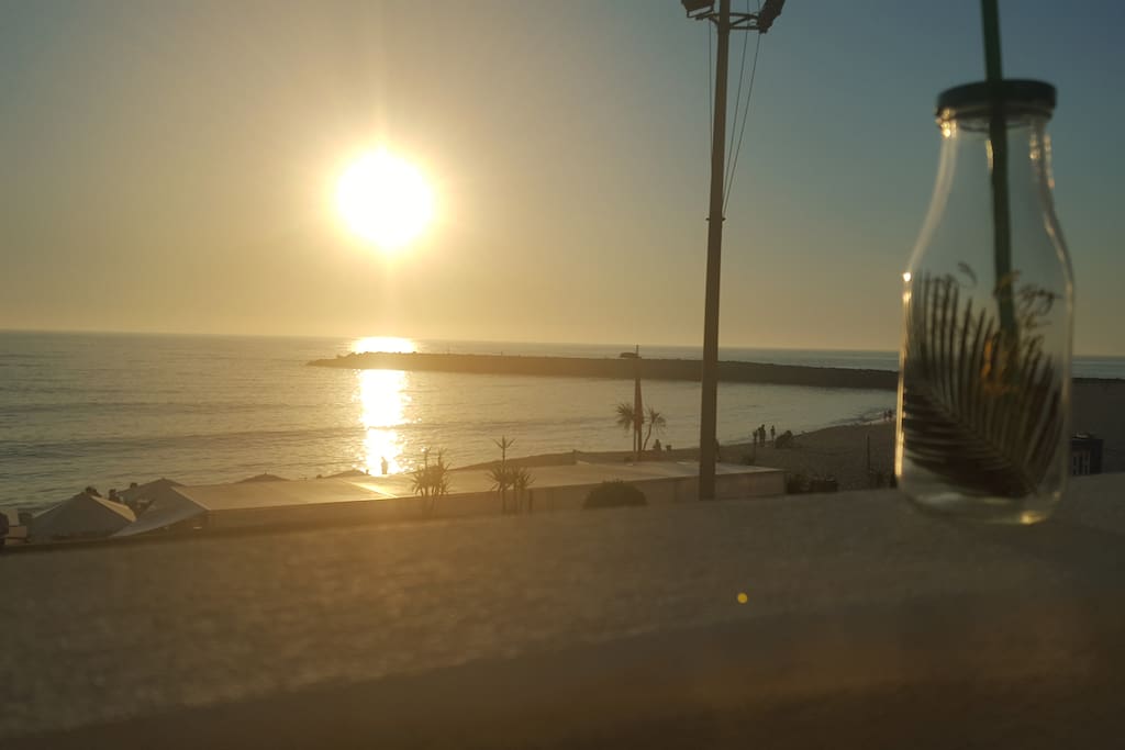 Sunset on the Sea: View from the balcony