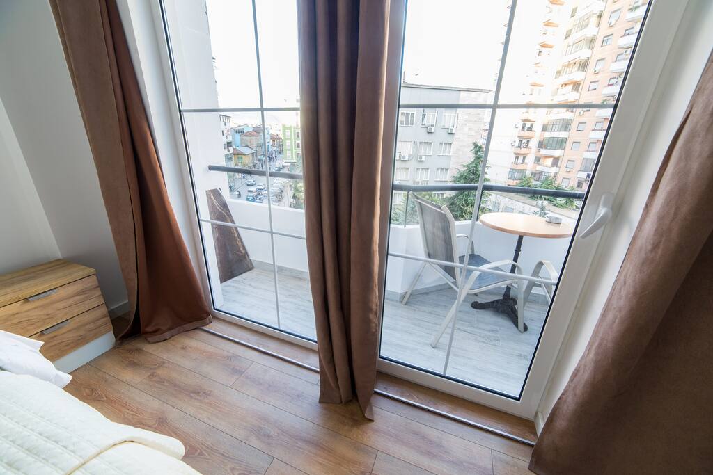 Small balcony where you can smoke