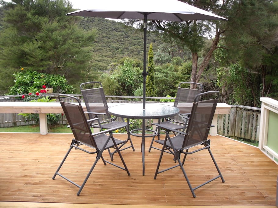 Relax on your back deck.