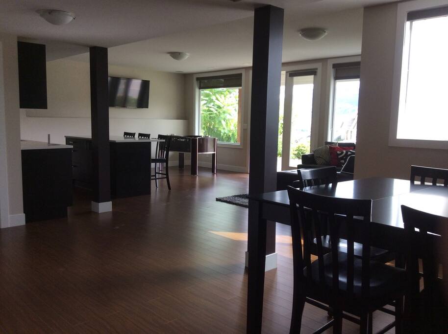 Open concept design.