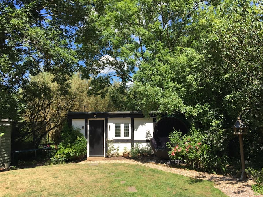 The Annexe across the garden