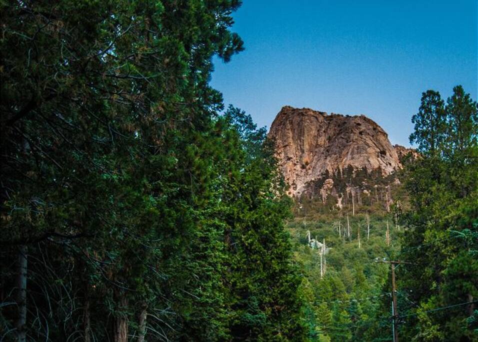 Views of lily rock from the property