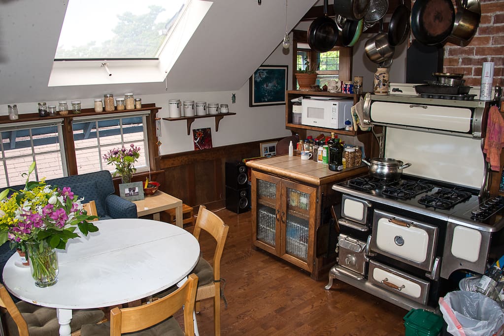 Sunny kitchen
