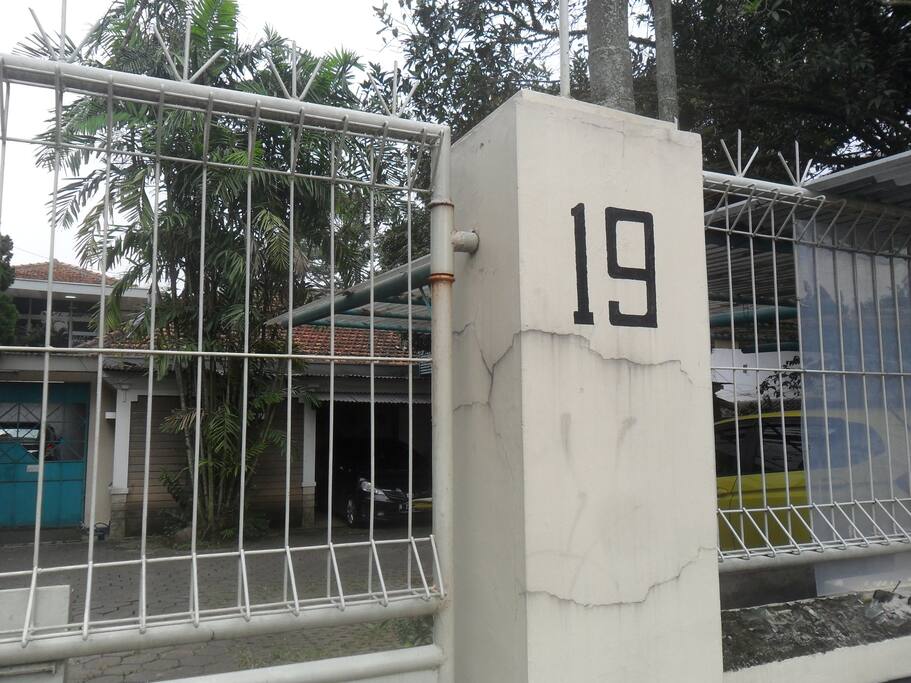 In front of the boarding house