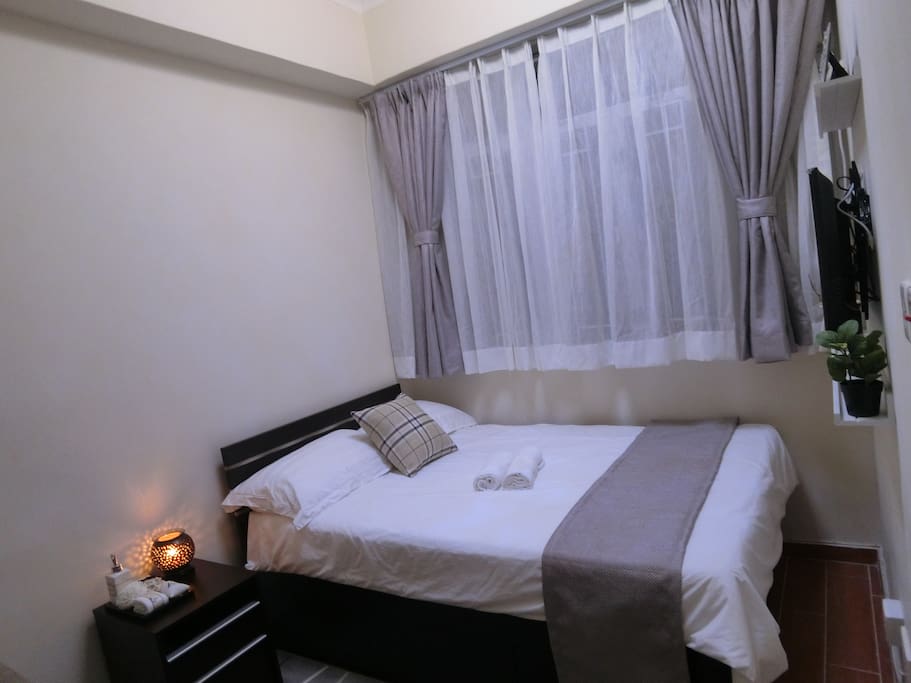 with a 4.5 feet double bed,enjoy and relax !