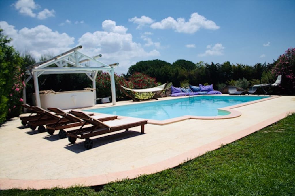swimming pool area