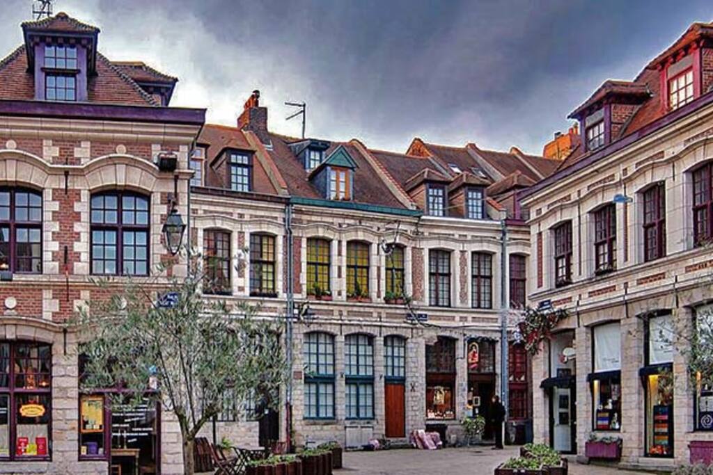 Vieux Lille 5 a pied
-Boutiques
-Restaurants
-Balades