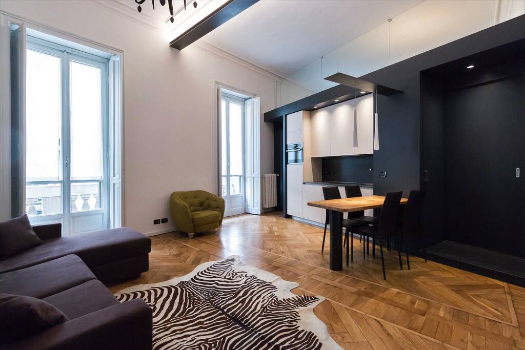 The Living room & The Kitchen