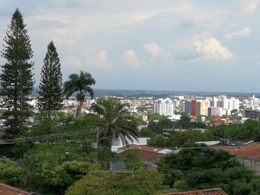 La mejor vista de la ciudad desde su habitación.