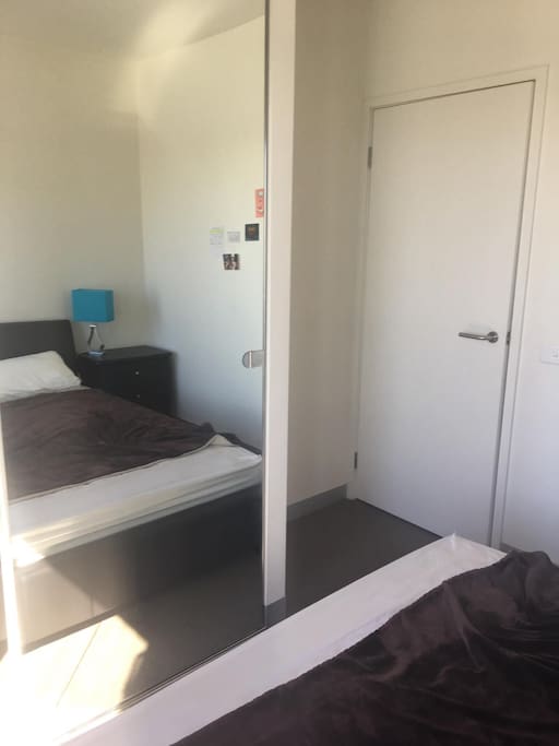 Bedroom with balcony