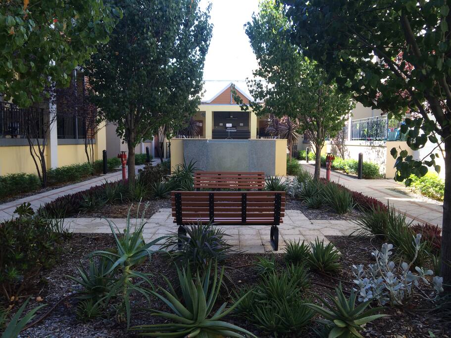 Beautiful surroundings to sit, read and relax