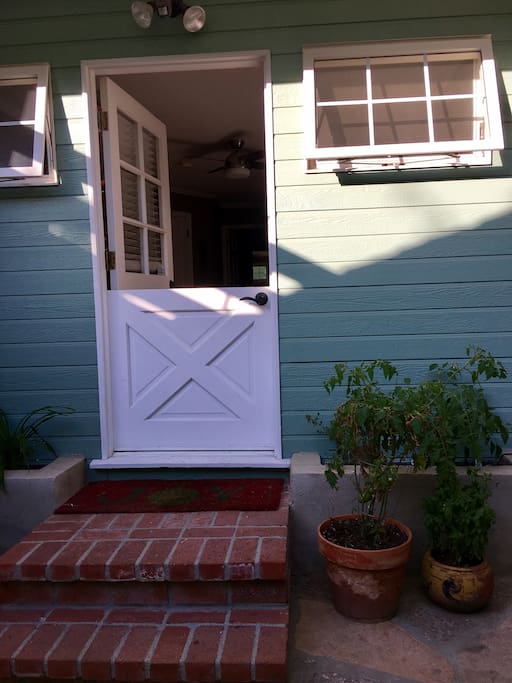 Your private entrance faces west, for beautiful sunsets