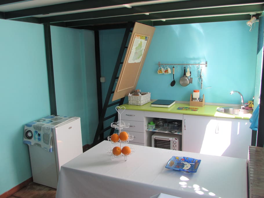 Salón-cocina