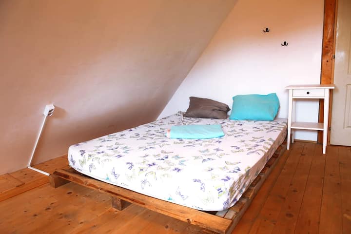 Upstairs double bed