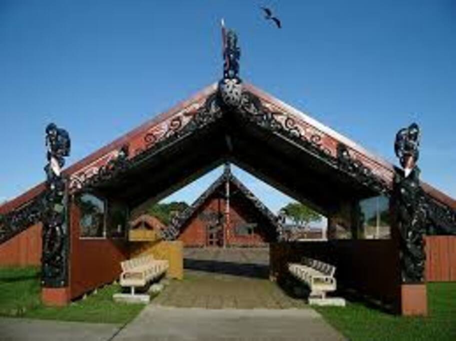 Local marae (cultural meeting place) which is a five minute walk away.