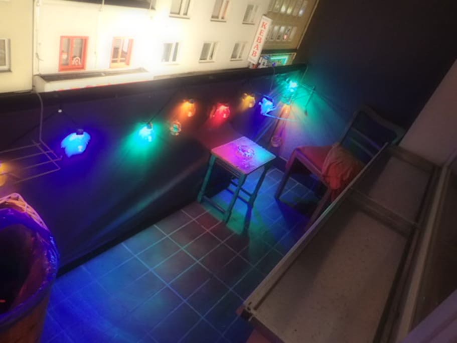 ...your party light at the balcony ;)
