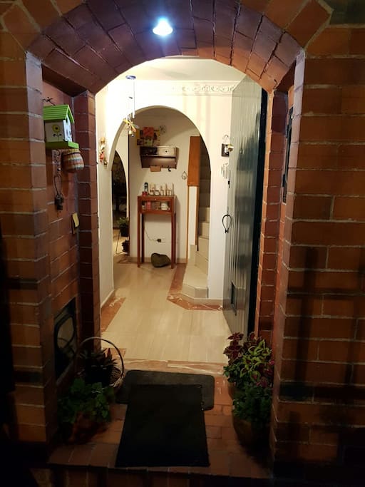 Night view entrance