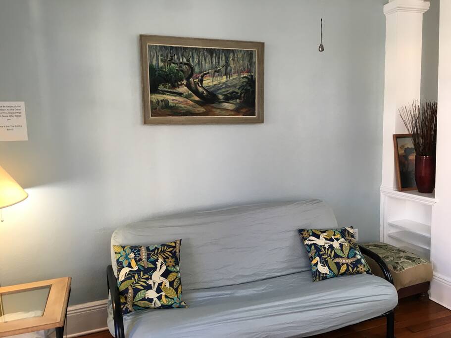 First full fold out futon couch