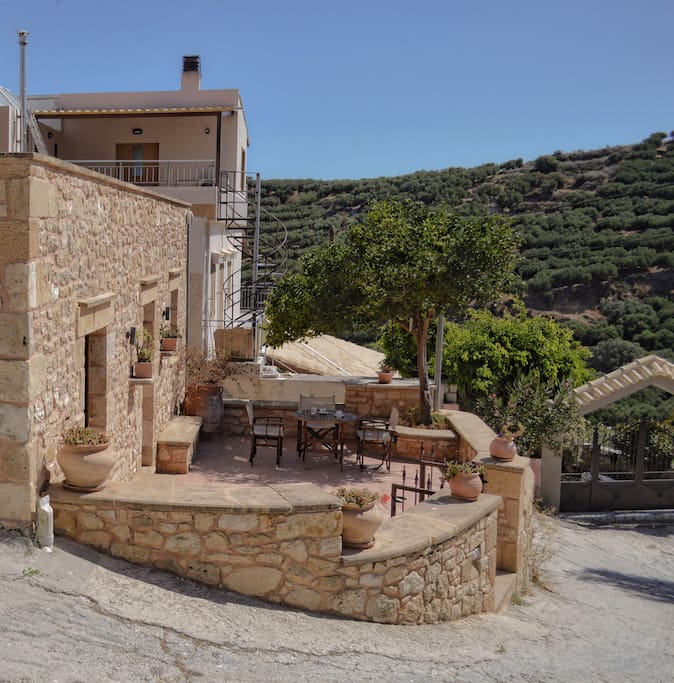 entrance & patio