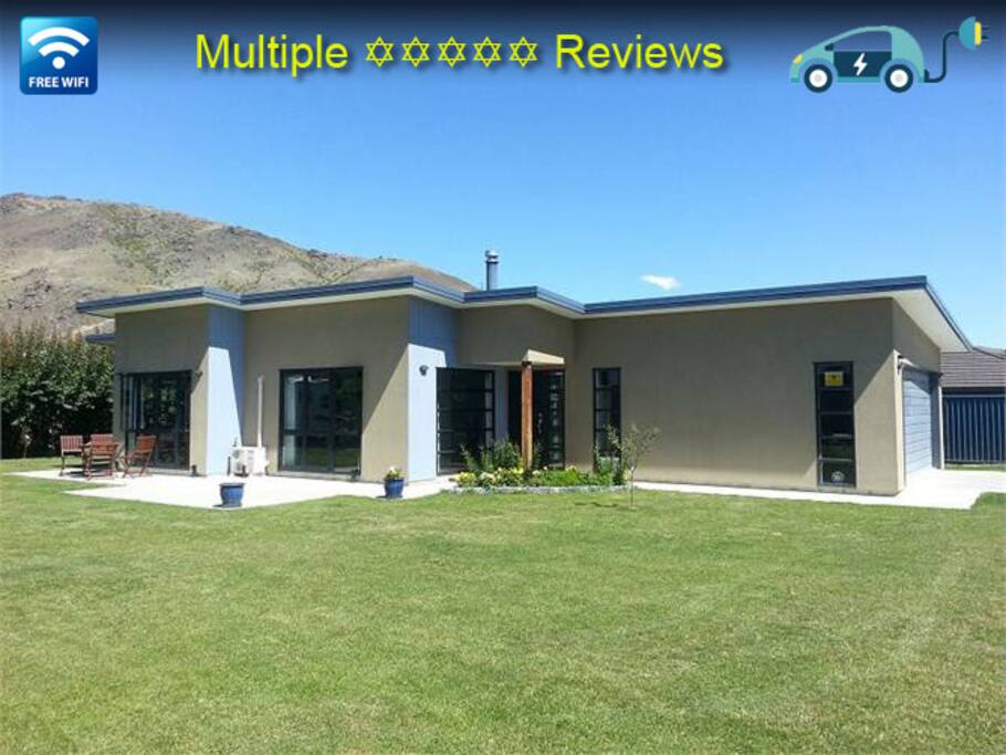 Modern sunny home on large section