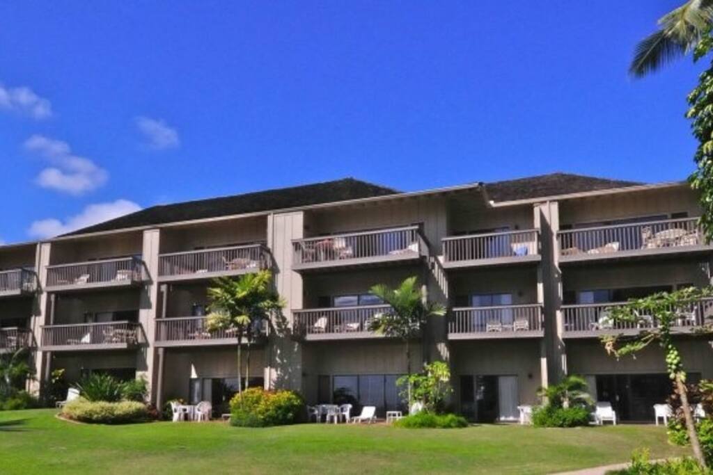 Condo is located on the top floor in the center of building 4