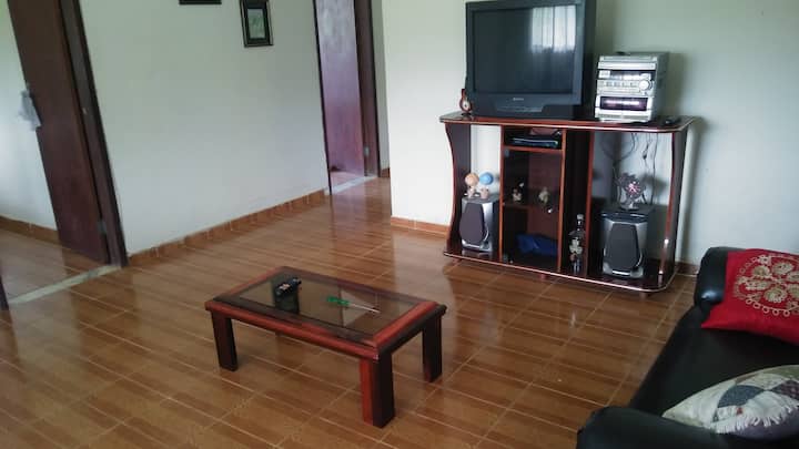 Всекидневна с 3 - и 2 - местен диван + телевизор.