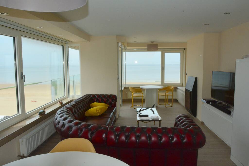 living met zicht op zee