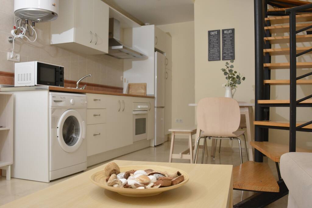 Cocina desde salón