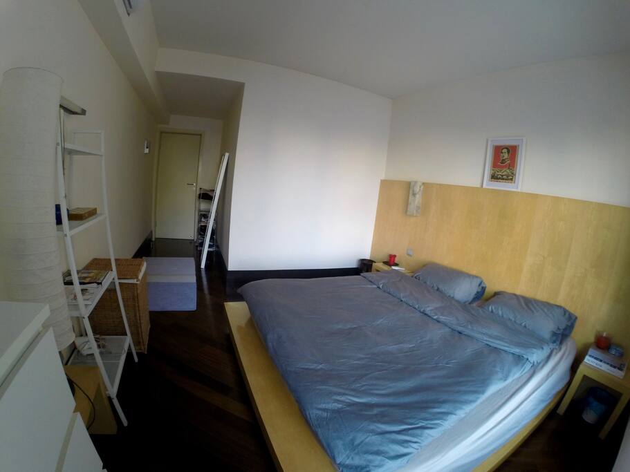 Spacious guest bedroom