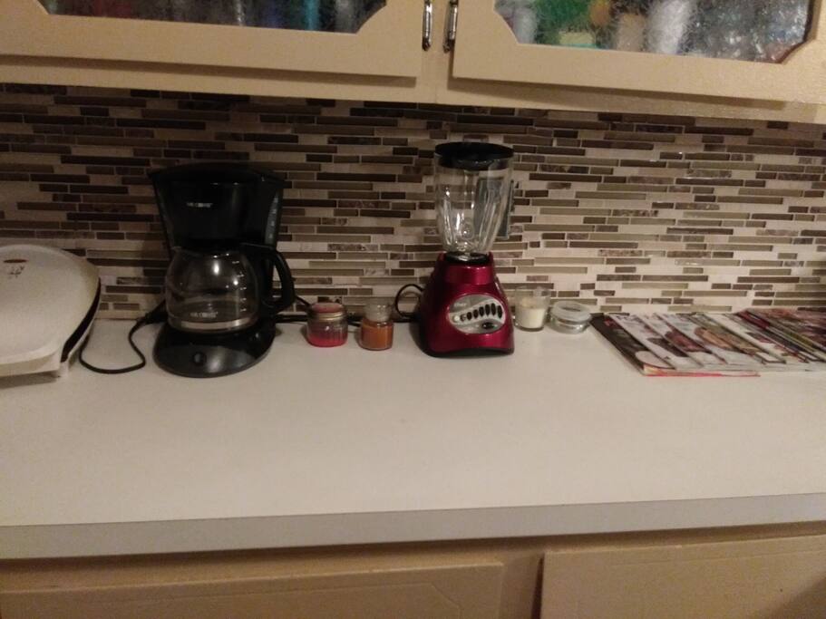 Foreman Grill, Coffee and Blender