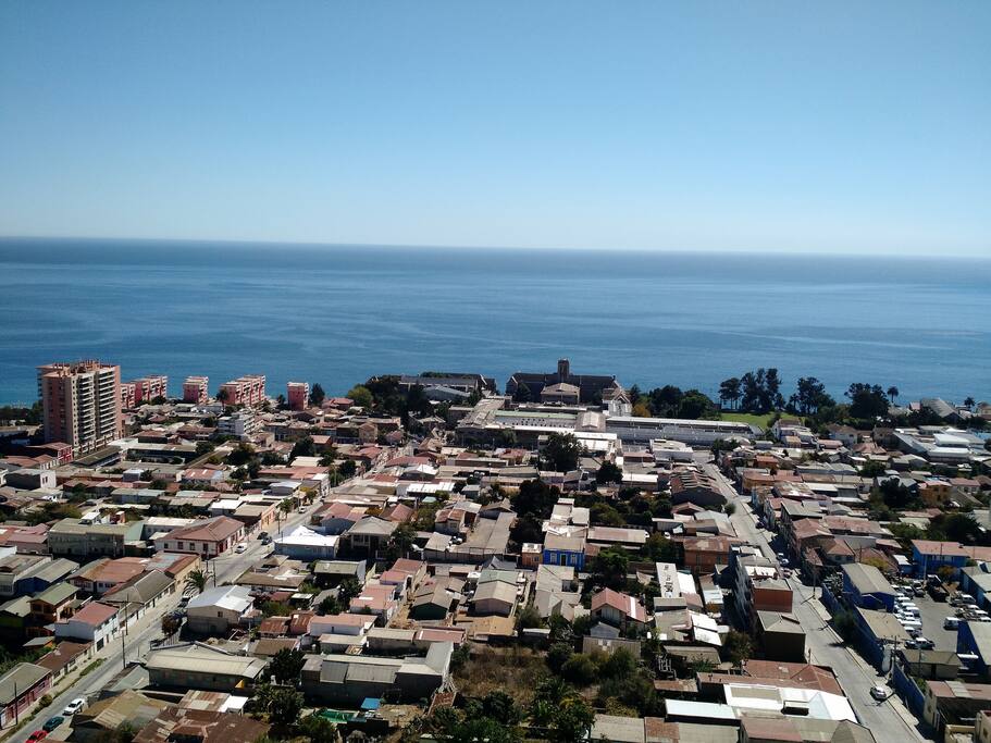 Vista hacia la UTFSM