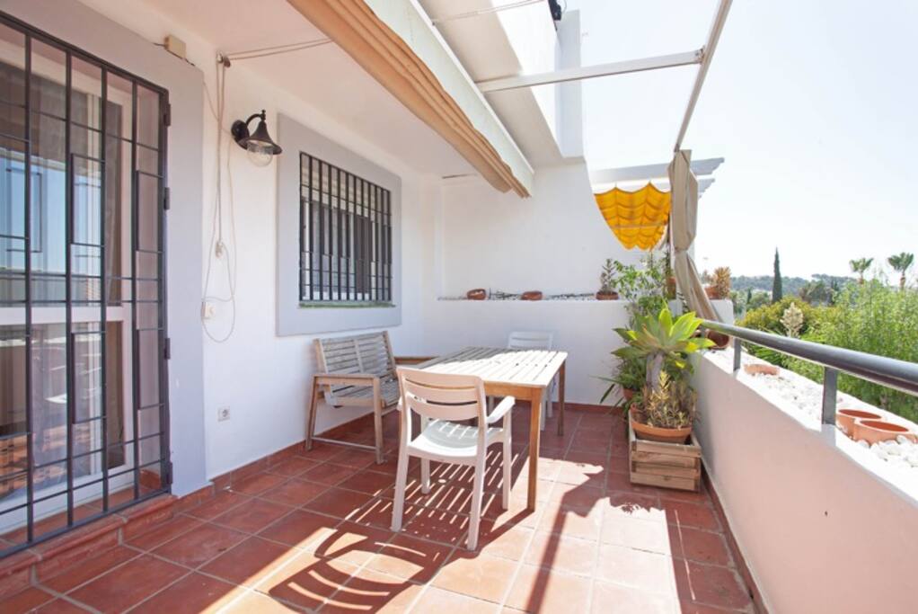 Terraza con vistas