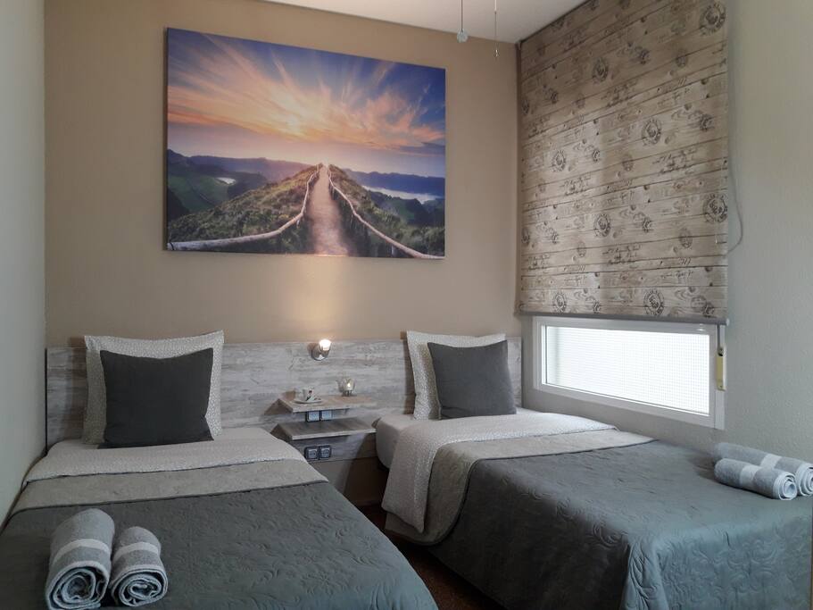 Gray Bedroom with orthopedic mattresses (4)