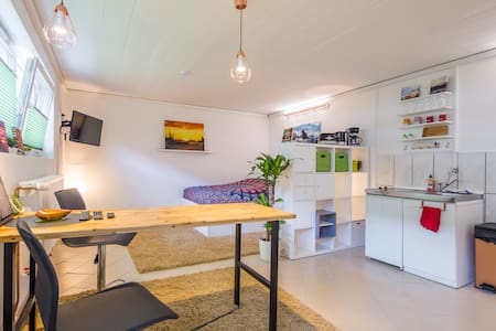 Big Souterrain-Loft with seperate Entry