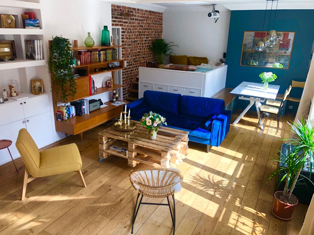 Successful Airbnb property: Cozy loft-style apartment along the Canal in Paris 10e Arrondissement