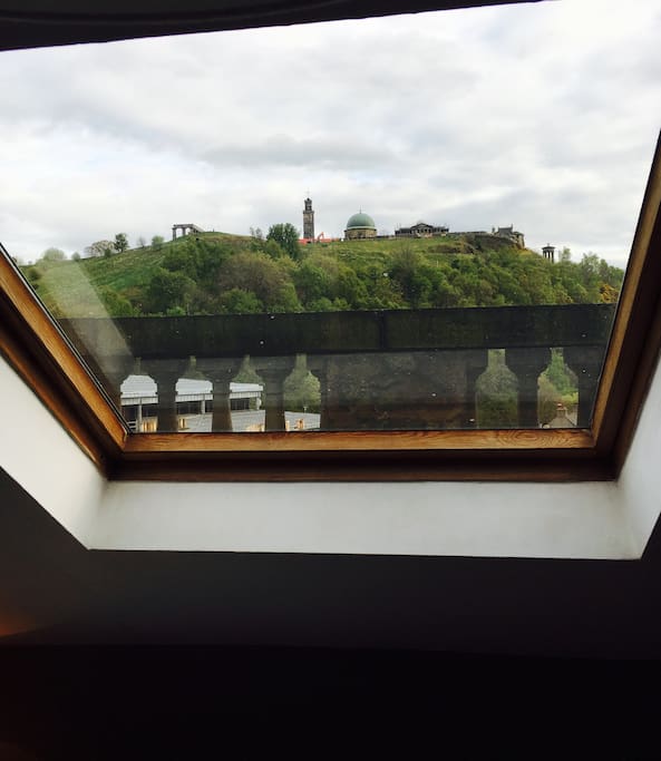 Fabulous view of Calton Hill. Fantastic for the fireworks.