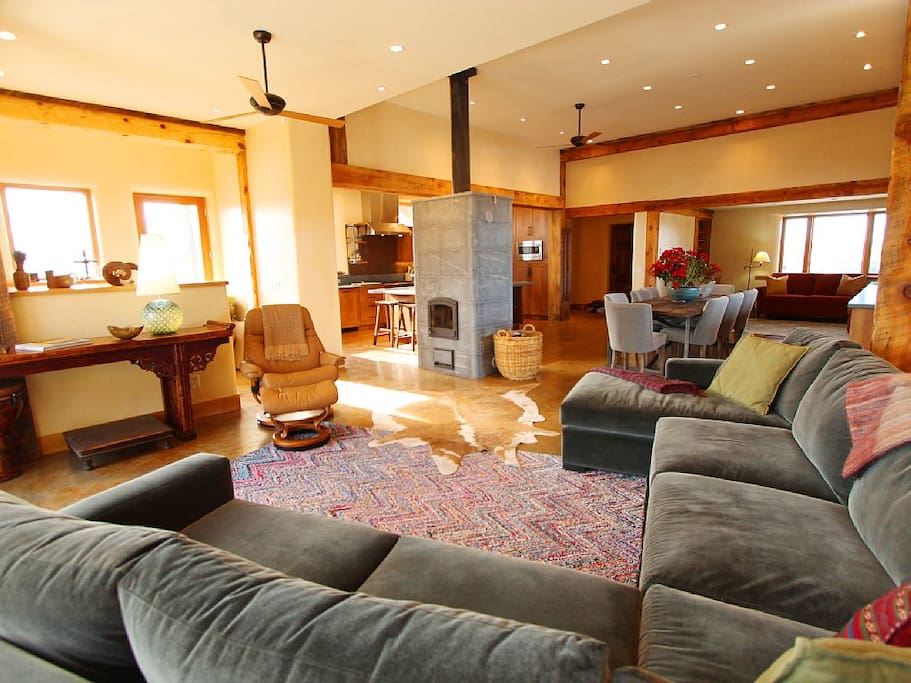 Large sectional sofa with room for everyone