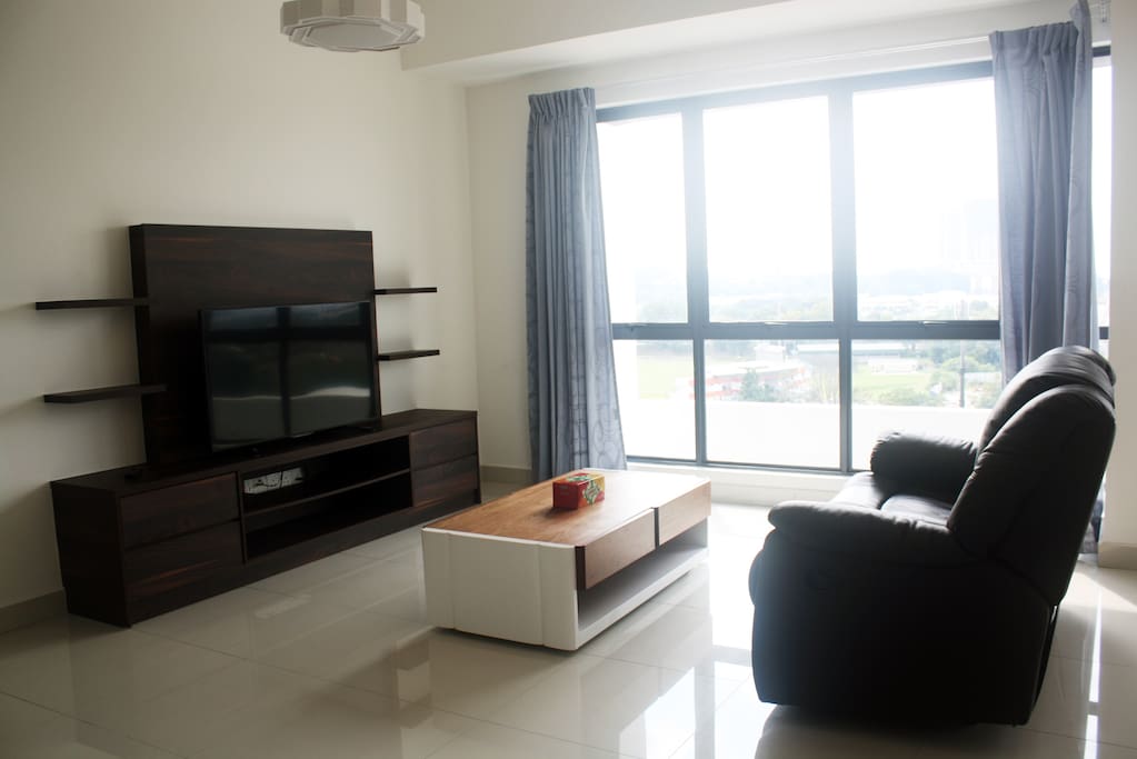 Living room with TV.
