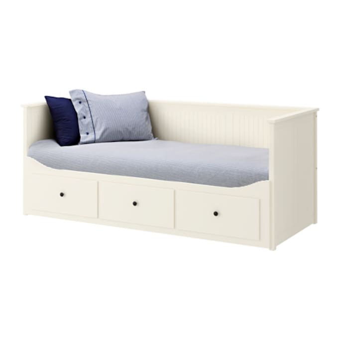 Está es la nueva cama!
Así está preparada para una persona.