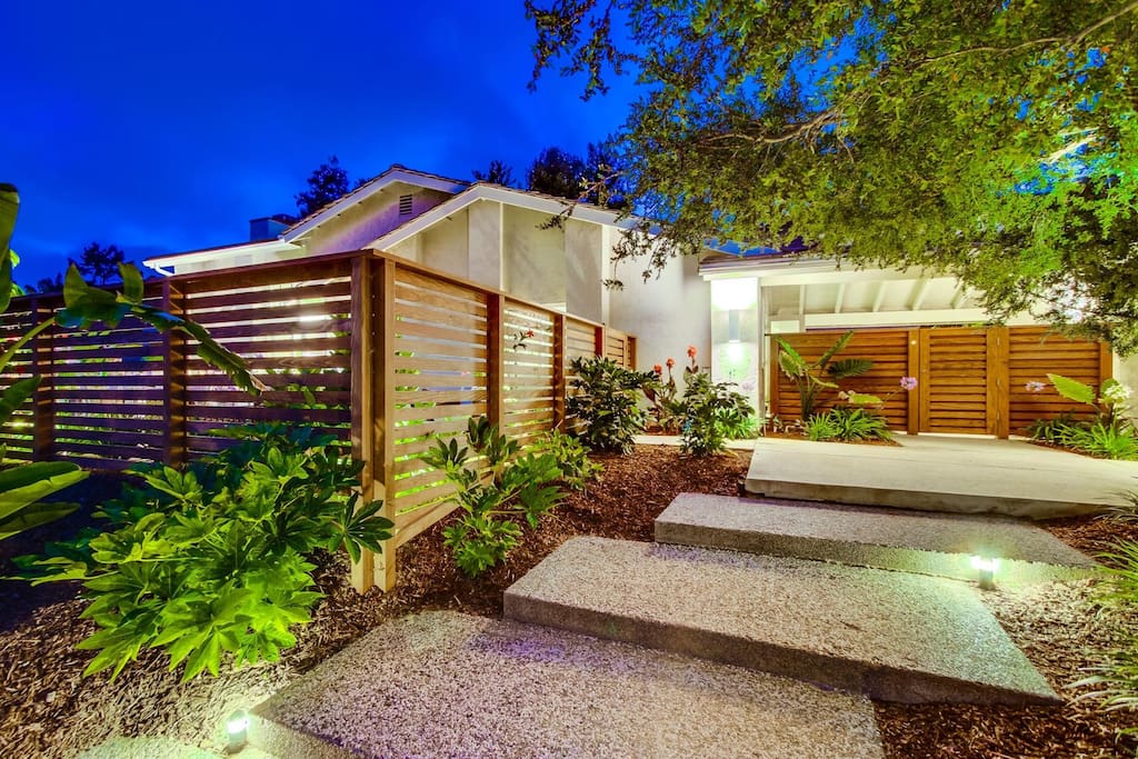 Vacation Rental Home Gated Entrance
