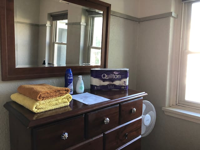 Nice and big, upstairs room for two people