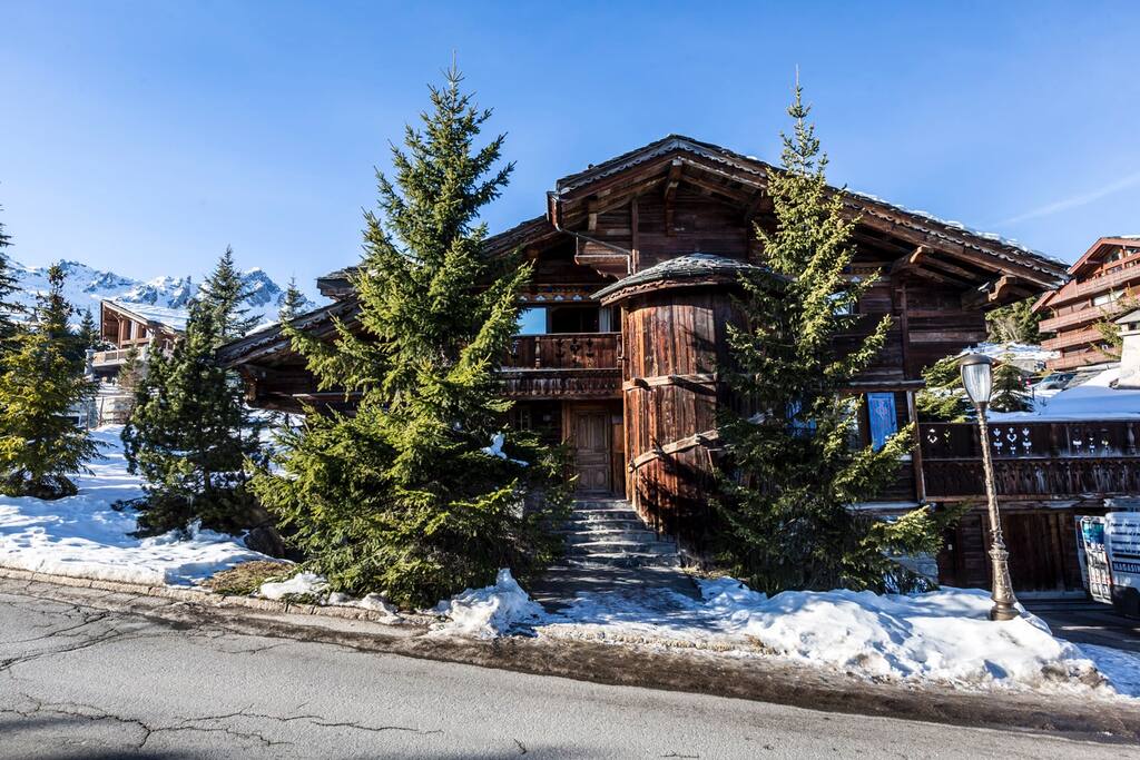 Our chalet in original Alpine wood