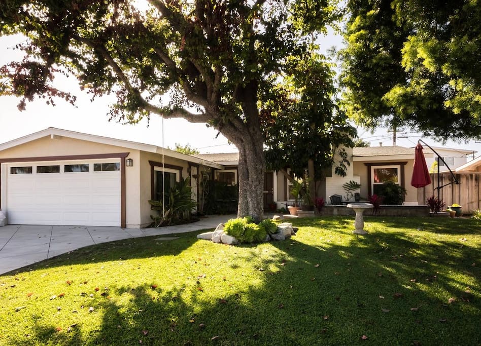Typical Californian single story home - Luxury remodel. Private, homely with large front and rear landscaped gardens