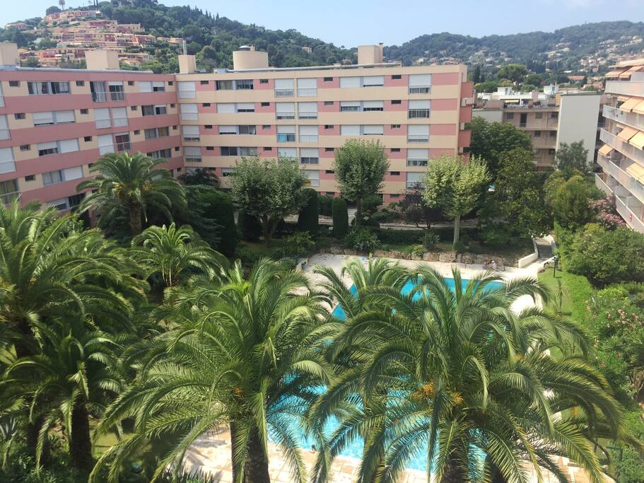 Vue sur la piscine!