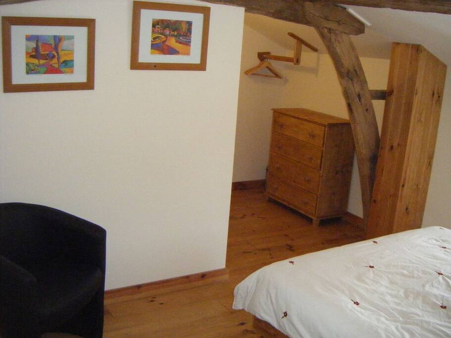 Dressing area of main bedroom