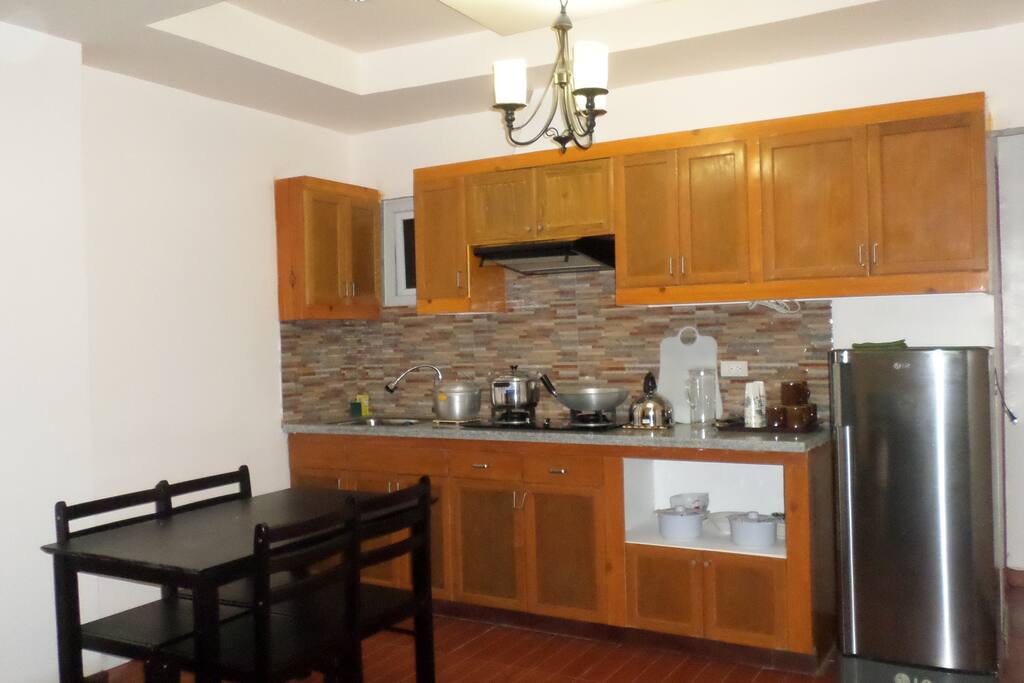 kitchenette and dining area